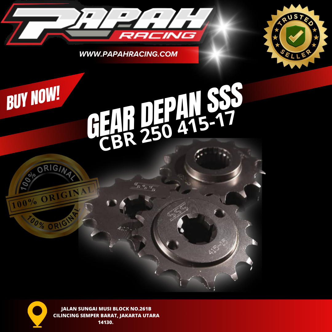 GEAR DEPAN SSS CBR250 415-17 